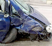 Sudaužytas automobilis