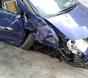 Sudaužytas automobilis