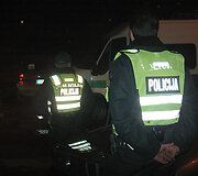 Policininkai įvykio vietoje