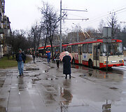 Sustoję troleibusai