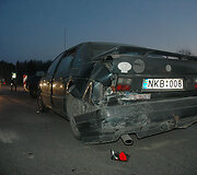 Sudaužytas VW Passat