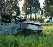 Sudegęs automobilis