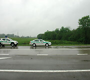 Policija avarijos vietoje