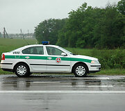 Policija avarijos vietoje