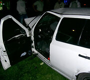 Automobilis &bdquo;VW Golf&ldquo; po avarijos