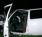 Automobilis &bdquo;VW Golf&ldquo; po avarijos