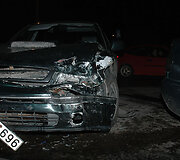 Sudaužytas automobilis Subaru