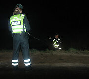 Policininkai matuoja avarijos vietą