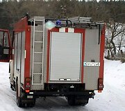 Ugniagesiai įvykio vietoje