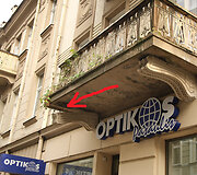 Atply&scaron;usi balkono detalė