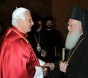 Graikų ortodoksų patriarcho Bartolomejaus I ir popiežiaus Bendikto XVI susitikimas