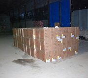 Kontrabandinių cigarečių sandėlis