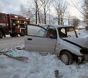 Suniokotas automobilis &bdquo;Daewoo&ldquo;
