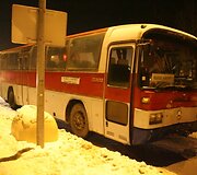 Į avariją patekęs autobusas