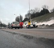 Ledo &bdquo;kalneliai&ldquo; centrinėje Vilniaus dalyje