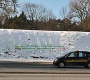 Sveikinimas ant sniego