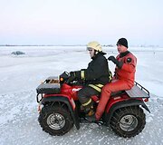 Vos gavę keturratį, gelbėtojai jį i&scaron; karto panaudojo