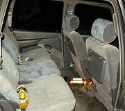 Sulaikyto automobilio vidus