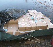 Kontrabandinės cigaretės Nemune