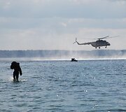 &Scaron;uolių i&scaron; sraigtasparnio pratybos