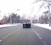 Kam reikia elektros, jei studentai troleibusą gali pastumti? 