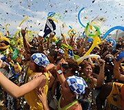 Brazilai džiaugsmingai pasitiko gerą žinią.