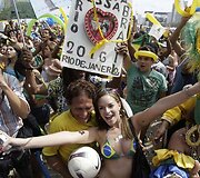 Brazilai džiaugsmingai pasitiko gerą žinią.