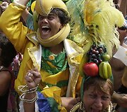 Brazilai džiaugsmingai pasitiko gerą žinią.