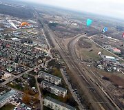 Akcijos &bdquo;Saldainių lietus&rdquo; akimirka