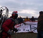 Akcijos &bdquo;Saldainių lietus&rdquo; akimirka