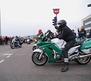 Pareigūnai rūpinosi renginio saugumu.