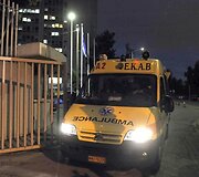 Po nelaimės &ndash; sujudimas prie ministerijos pastato.