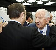 Nacionalinio olimpinio komiteto prezidentas Juan Antonio Samaranch.