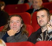 Tarp svečių ir kino operatorius Algimantas Mikutėnas