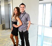 Laimėtojo Tomo Aminovo kelionės į &bdquo;Euroviziją&ldquo; akimirka