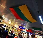 Laimėtojo Tomo Aminovo kelionės į &bdquo;Euroviziją&ldquo; akimirka