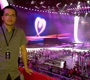 Laimėtojo Tomo Aminovo kelionės į &bdquo;Euroviziją&ldquo; akimirka