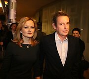 Aktoriai Arūnas Sakalauskas su žmona Jolanta Dapkūnaite