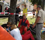 &Scaron;akiuose vykusiame tradiciniame atvirame kartingų turnyre neapsieita be nelaimių &ndash; susidūrė brolio ir sesers vairuojami kartingai.