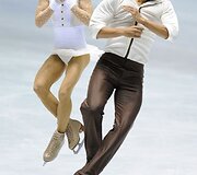 Vokiečių poros pasirodymas per dailiojo čiuožimo Grand Prix finalą Tokijo mieste Japonijoje. &Scaron;i pora i&scaron;kovojo trečiąją vietą.