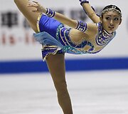 Japonijos atstovės Miki Ando pasirodymas per dailiojo čiuožimo Grand Prix finalą Tokijo mieste Japonijoje. 