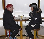 Rusijos vadovai susėdo pasi&scaron;ildyti arbata.