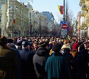Vilniuje &scaron;ventiniais renginiais minimas Lietuvos Nepriklausomybės atkūrimo 20-metis.