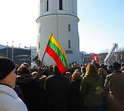Vilniuje &scaron;ventiniais renginiais minimas Lietuvos Nepriklausomybės atkūrimo 20-metis.