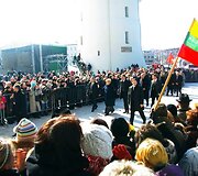 Vilniuje &scaron;ventiniais renginiais minimas Lietuvos Nepriklausomybės atkūrimo 20-metis.