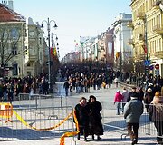 Vilniuje &scaron;ventiniais renginiais minimas Lietuvos Nepriklausomybės atkūrimo 20-metis.