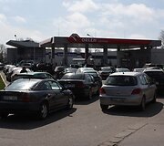 Vairuotojų protestas Klaipėdoje