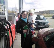Protesto akcija prie&scaron; kuro kainas Kaune