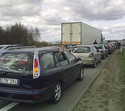 Proteste prie&scaron; auk&scaron;tas degalų kainas Kaune dalyvavo ir &bdquo;Fiat&ldquo; fanų klubo nariai.