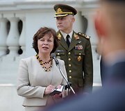 Kra&scaron;to apsaugos ministrės Rasos Juknevičienės žodis